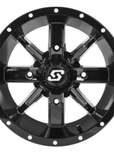 Sedona Hollow Point Wheel 14x8 4x137 4+4 Gloss Black                                     - A88B-48037-44S - Image 2