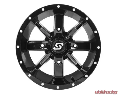 Sedona Hollow Point Wheel 14x8 4x137 4+4 Gloss Black - A88B-48037-44S