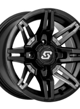Sedona Rukus Wheel 14x7 4x110 5+2 Gloss Black                                     - A83B-GY-47011-52S - Image 2