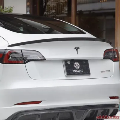 Kokoro Rear Trunk Spoiler Tesla Model 3 2019+ - HUW-A000051