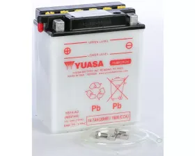 Yuasa Conventional YB14-A2 Battery Arctic Cat 366 2008-2011
