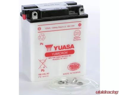 Yuasa Conventional YB12AL-A2 Battery Yamaha XV535 Virago 1987-1999 - YUAM22212