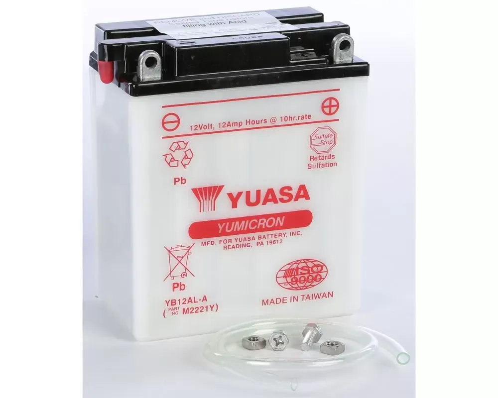 Yuasa Conventional YB12AL-A Battery BMW G650GS Sertao 2012 - YUAM2221Y