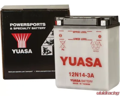 Yuasa Conventional 12N14-3A Battery Kawasaki Z1 1972-1975 - YUAM2241B