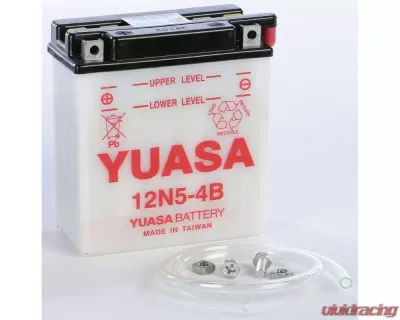 Yuasa Conventional 12N5-4B Battery Honda CL72 Scrambler 1962-1965 - YUAM2250B
