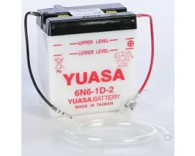 Yuasa Conventional 6N6-1D-2 Battery Kawasaki KE100-A 1979-1981