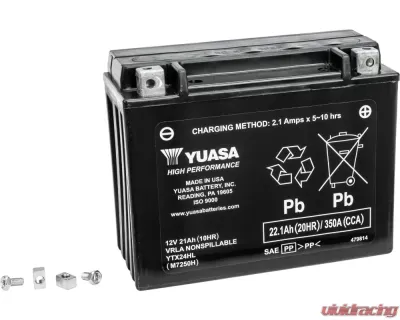 Yuasa Battery YTX24HL Sealed Factory Activated CAN-AM Spyder 2008 - 2010 - YUAM7250H