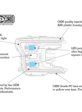 Morimoto XB LED Headlight Set Ford F-150 2018-2020                                     - LF551 - Image 6