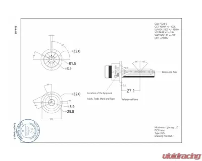 Morimoto D2R XB 5K HID Bulbs Pair - MM.N.067