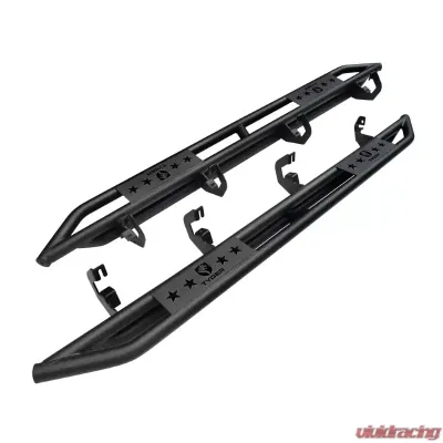 Tyger Auto Textured Black Star Armor Fit Chevrolet Silverado | GMC Sierra 1500|2500|3500 Crew Cab 2007-2019 - TG-AM2C20128