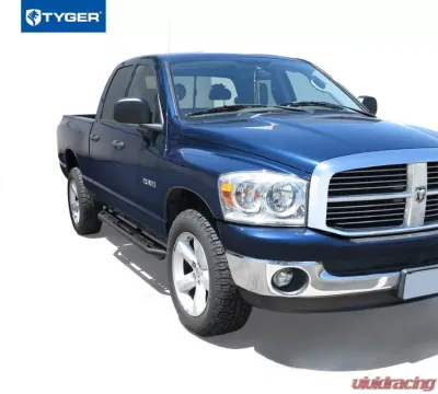 Tyger Auto Textured Black Star Armor Fit Dodge Ram 1500 | 2500 | 3500 Quad Cab 2002-2009 - TG-AM2D20088