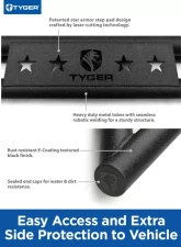 Tyger Auto Textured Black Star Armor Fit Nissan Frontier | Suzuki Equator Crew Cab 2005-2020                                     - TG-AM2N20158 - Image 4