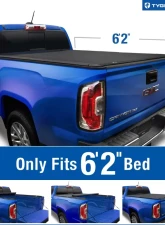 Tyger Auto T1 Soft Roll Up Truck Bed Tonneau Cover (6'2") Chevrolet Colorado | GMC Canyon 2015-2018                                     - TG-BC1C9013 - Image 2