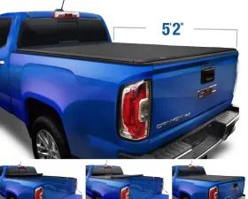 Tyger Auto T1 Soft Roll Up Truck Bed Tonneau Cover (5'2