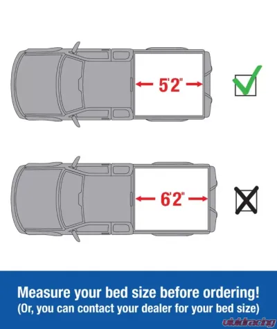 Tyger Auto T1 Soft Roll Up Truck Bed Tonneau Cover (5'2") Chevrolet Colorado | GMC Canyon 2019-2020 - TG-BC1C9052