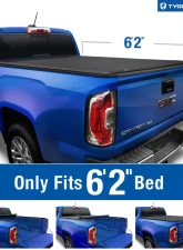 Tyger Auto T1 Soft Roll Up Truck Bed Tonneau Cover (6'2") Chevrolet Colorado | GMC Canyon 2019-2020                                     - TG-BC1C9055 - Image 2