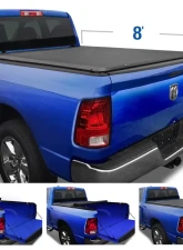 Tyger Auto T1 Soft Roll Up Truck Bed Tonneau Cover (8-Feet) Dodge Ram 1500 | 2500 | 3500 2002-2020                                     - TG-BC1D9015 - Image 5