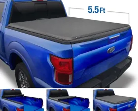 Tyger Auto T1 Soft Roll Up Truck Bed Tonneau Cover (5.5-Feet) Ford F-150 | Lincoln Mark LT 2004-2008