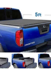 Tyger Auto T1 Soft Roll Up Truck Bed Tonneau Cover (5-Feet) Nissan Frontier 2005-2020                                     - TG-BC1N9034 - Image 5