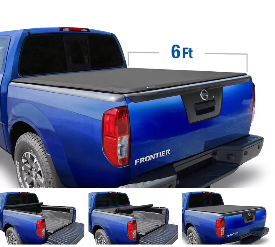 Tyger Auto T1 Soft Roll Up Truck Bed Tonneau Cover (6-Feet) Nissan Frontier 2005-2020 - TG-BC1N9035