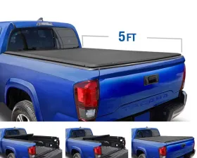 Tyger Auto T1 Soft Roll Up Truck Bed Tonneau Cover (5-Feet) Toyota Tacoma 2005-2015