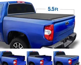 Tyger Auto T1 Soft Roll Up Truck Bed Tonneau Cover (5.5-Feet) Toyota Tundra 2014-2020