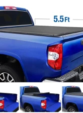 Tyger Auto T1 Soft Roll Up Truck Bed Tonneau Cover (5.5-Feet) Toyota Tundra 2014-2020                                     - TG-BC1T9041 - Image 4