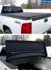 Tyger Auto T3 Soft Tri-Fold Truck Bed Tonneau Cover (6'6") Chevrolet Silverado | GMC Sierra 1500|2500|3500 2007-2014                                     - TG-BC3C1004 - Image 4