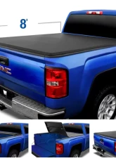 Tyger Auto T3 Soft Tri-Fold Truck Bed Tonneau Cover (8-Feet) Chevrolet Silverado | GMC Sierra 1500|2500|3500 2007-2014                                     - TG-BC3C1005 - Image 4