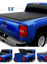 Tyger Auto T3 Soft Tri-Fold Truck Bed Tonneau Cover (5'8") Chevrolet Silverado | GMC Sierra 1500 2004-2007                                     - TG-BC3C1008 - Image 4