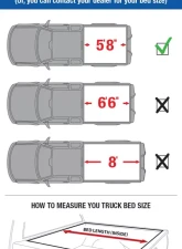 Tyger Auto T3 Soft Tri-Fold Truck Bed Tonneau Cover (5'8") Chevrolet Silverado | GMC Sierra 1500 2004-2007                                     - TG-BC3C1008 - Image 2