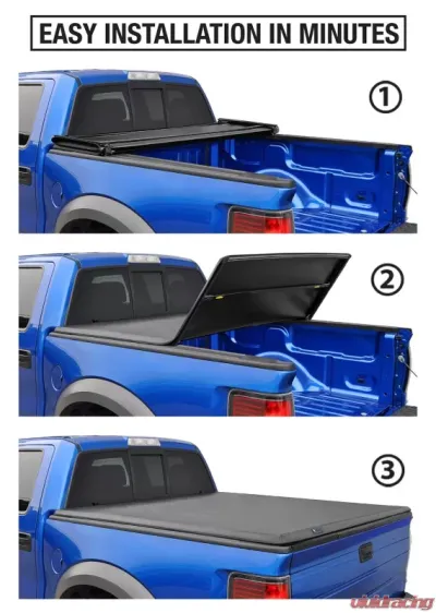Tyger Auto T3 Soft Tri-Fold Truck Bed Tonneau Cover (8-Feet) Chevrolet Silverado | GMC Sierra 1500|2500|3500 1988-2007 - TG-BC3C1010