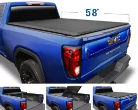 Tyger Auto T3 Soft Tri-Fold Truck Bed Tonneau Cover (5'8