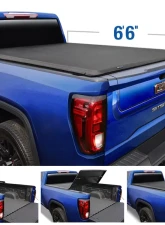 Tyger Auto T3 Soft Tri-Fold Truck Bed Tonneau Cover (6'6") Chevrolet Silverado | GMC Sierra 1500 2019-2020                                     - TG-BC3C1054 - Image 4