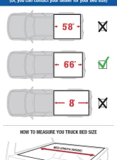 Tyger Auto T3 Soft Tri-Fold Truck Bed Tonneau Cover (6'6") Chevrolet Silverado | GMC Sierra 1500 2019-2020                                     - TG-BC3C1054 - Image 2
