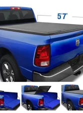 Tyger Auto T3 Soft Tri-Fold Truck Bed Tonneau Cover (5'7") Dodge Ram 1500 2009-2020                                     - TG-BC3D1015 - Image 4