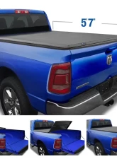 Tyger Auto T3 Soft Tri-Fold Truck Bed Tonneau Cover (5'7") Ram 1500 2019-2020                                     - TG-BC3D1044 - Image 4