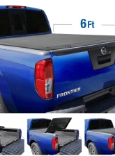 Tyger Auto T3 Soft Tri-Fold Truck Bed Tonneau Cover (6-Feet) Nissan Frontier 2005-2020                                     - TG-BC3N1029 - Image 5