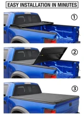 Tyger Auto T3 Soft Tri-Fold Truck Bed Tonneau Cover (6-Feet) Nissan Frontier 2005-2020                                     - TG-BC3N1029 - Image 4