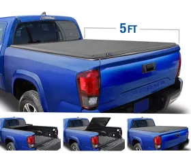 Tyger Auto T3 Soft Tri-Fold Truck Bed Tonneau Cover (5-Feet) Toyota Tacoma 2005-2015