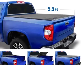 Tyger Auto T3 Soft Tri-Fold Truck Bed Tonneau Cover (5.5-Feet) Toyota Tundra 2014-2020