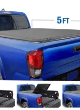 Tyger Auto T3 Soft Tri-Fold Truck Bed Tonneau Cover (5-Feet) Toyota Tacoma 2019-2020                                     - TG-BC3T1630 - Image 5