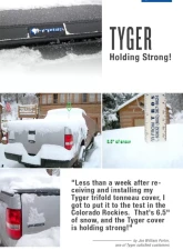 Tyger Auto T3 Soft Tri-Fold Truck Bed Tonneau Cover (5-Feet) Toyota Tacoma 2019-2020                                     - TG-BC3T1630 - Image 5