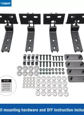 Tyger Auto 6.6" Textured Black Blade Fit Ford F-150 Super Cab 2004-2014                                     - TG-BL2F7048 - Image 2