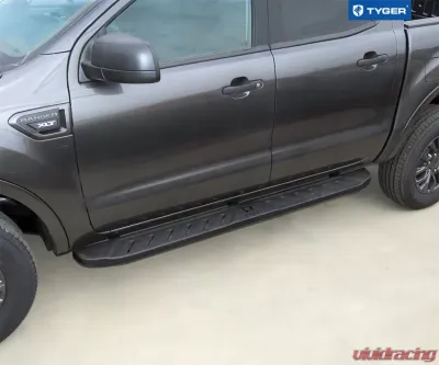Tyger Auto 6.6" Textured Black Blade Fit Ford Ranger SuperCrew Cab 2019-2021 - TG-BL2F7318