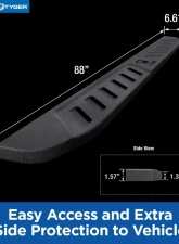 Tyger Auto 6.6" Textured Black Blade Fit Ram 1500 Crew Cab 2019-2021                                     - TG-BL8D7178 - Image 3