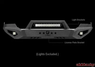 Tyger Auto Fury Front Bumper Ram 1500 2013-2020 - TG-BP6D80368