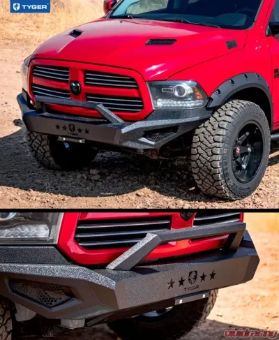 Tyger Auto Fury Front Bumper Ram 1500 2013-2020 - TG-BP6D80368