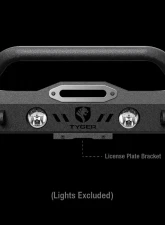 Tyger Auto Fury Short Stubby Front Bumper Jeep Gladiator JT | Wrangler JK|JL 2007-2021                                     - TG-BP6J70078 - Image 2