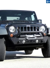 Tyger Auto Fury Short Stubby Front Bumper Jeep Gladiator JT | Wrangler JK|JL 2007-2021                                     - TG-BP6J70078 - Image 5